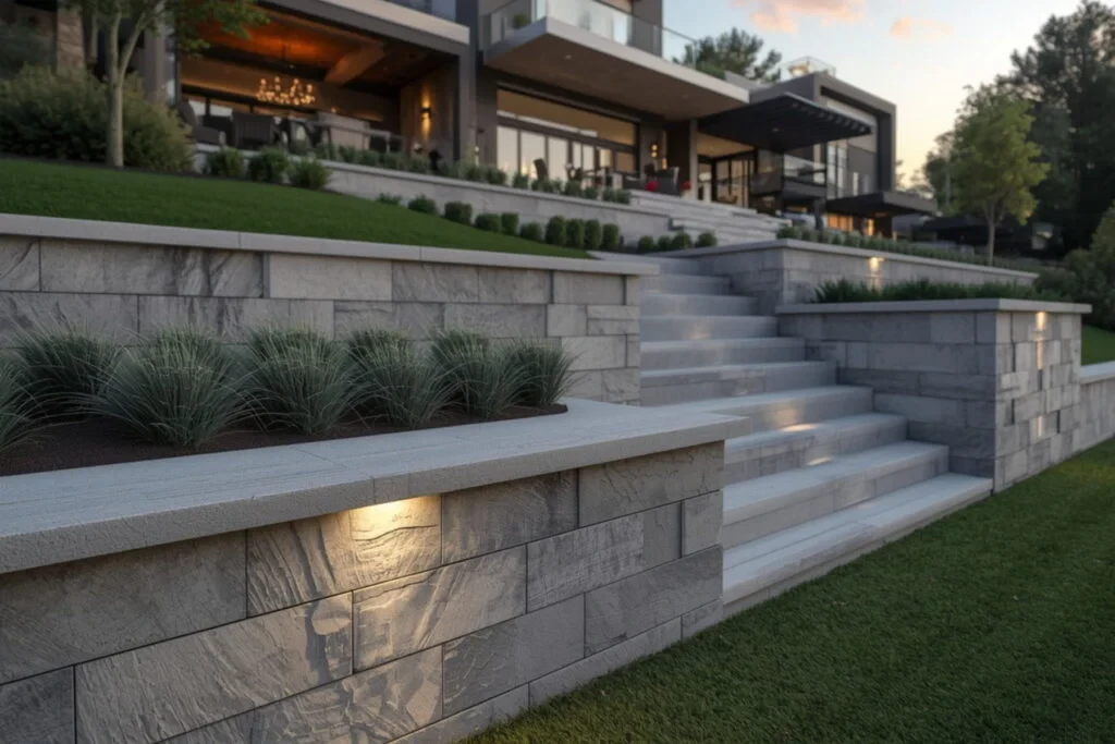 Concrete steps for sloped Gold Coast properties
