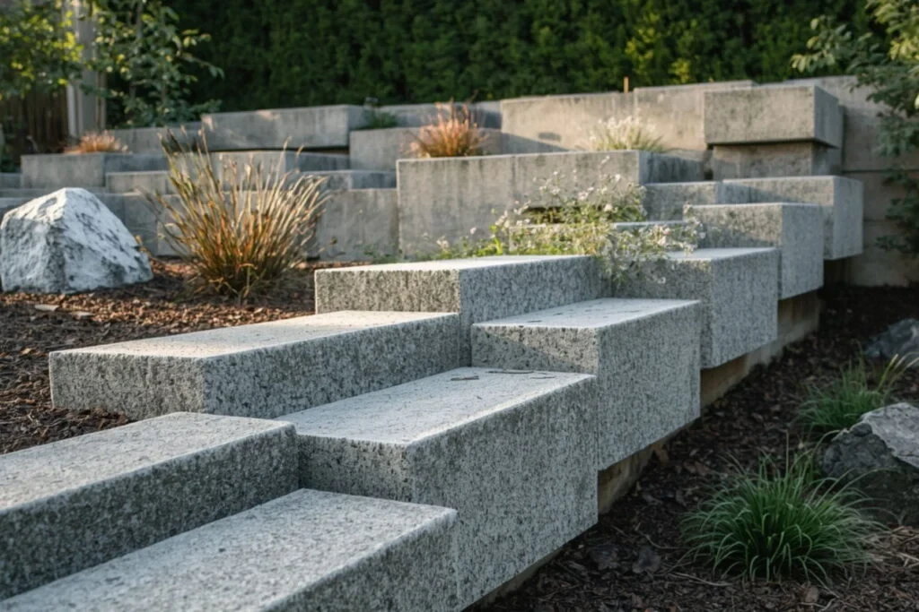 Concrete sleeper retaining wall system